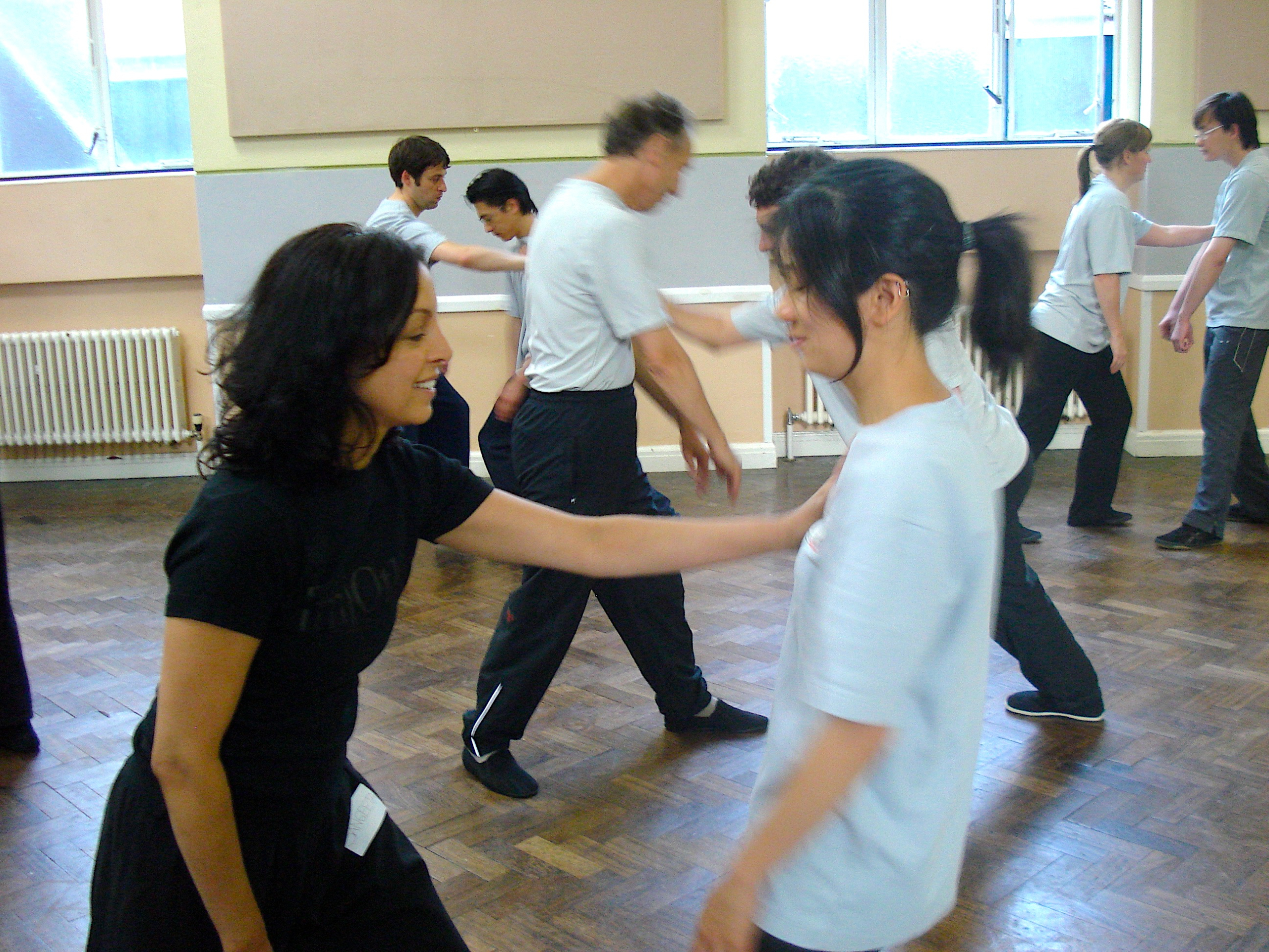 Push hands practice 2009